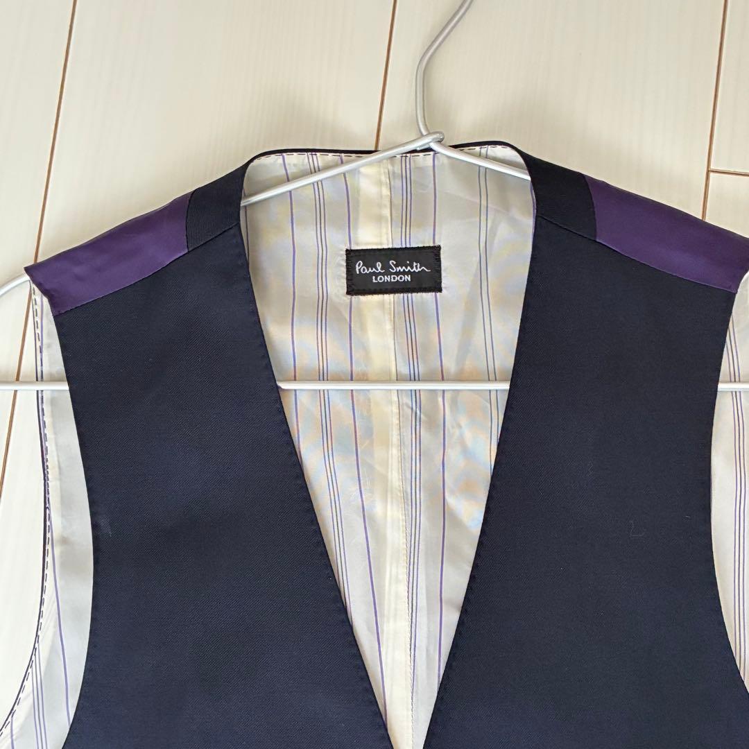 【美品】Paul Smith ジレ／ダークネイビー／M