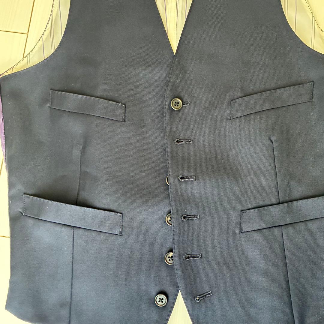 【美品】Paul Smith ジレ／ダークネイビー／M