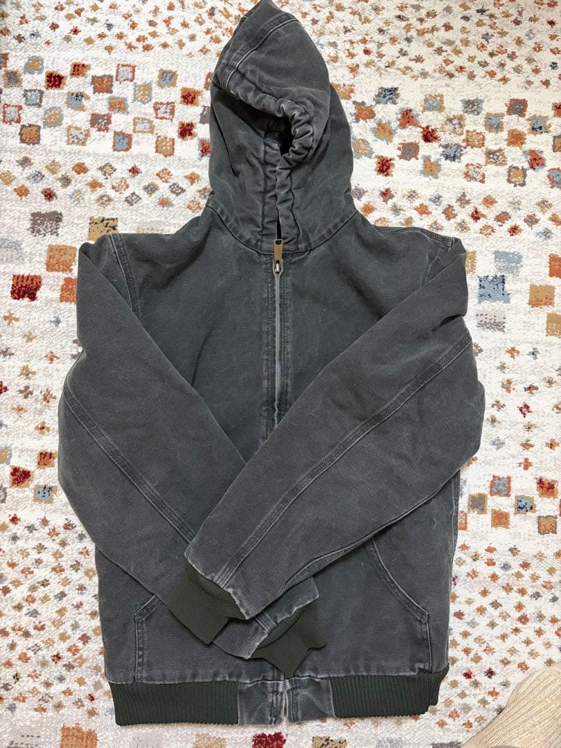Carhartt フード付きジャンパー キッズXL モスグリーン