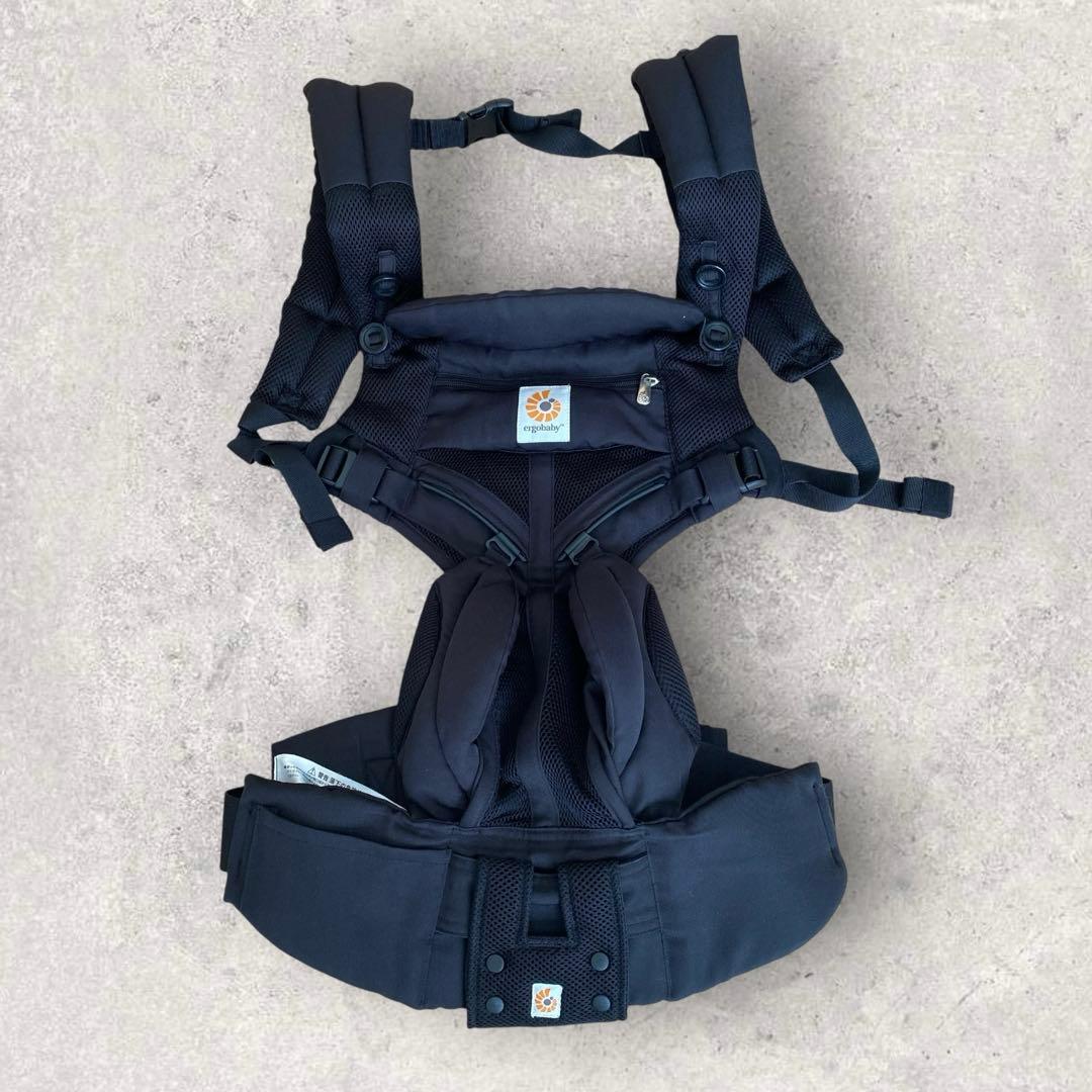 【ergobaby OMNI360 COOL AIR】美品 エルゴベビー 黒