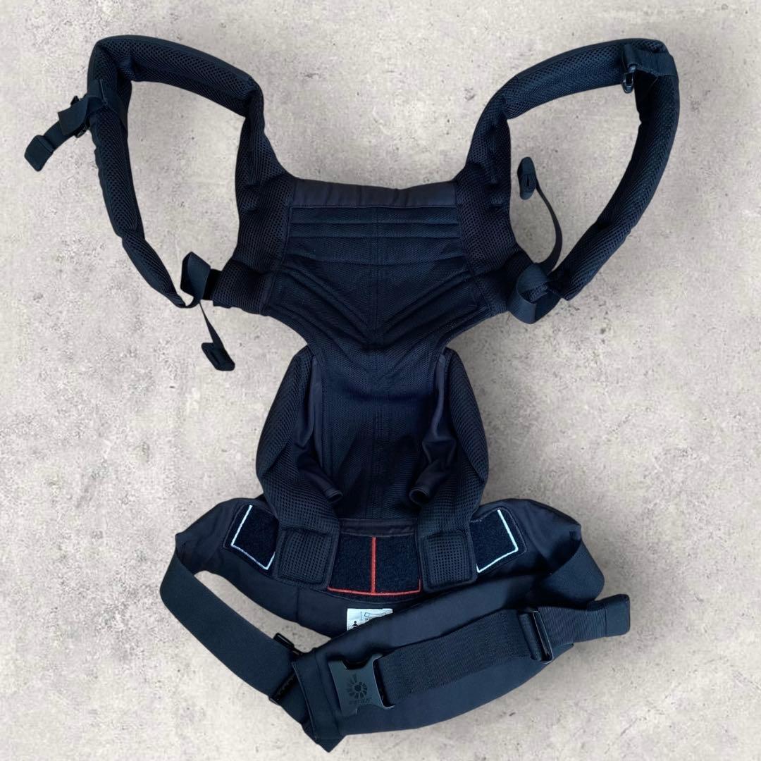 【ergobaby OMNI360 COOL AIR】美品 エルゴベビー 黒