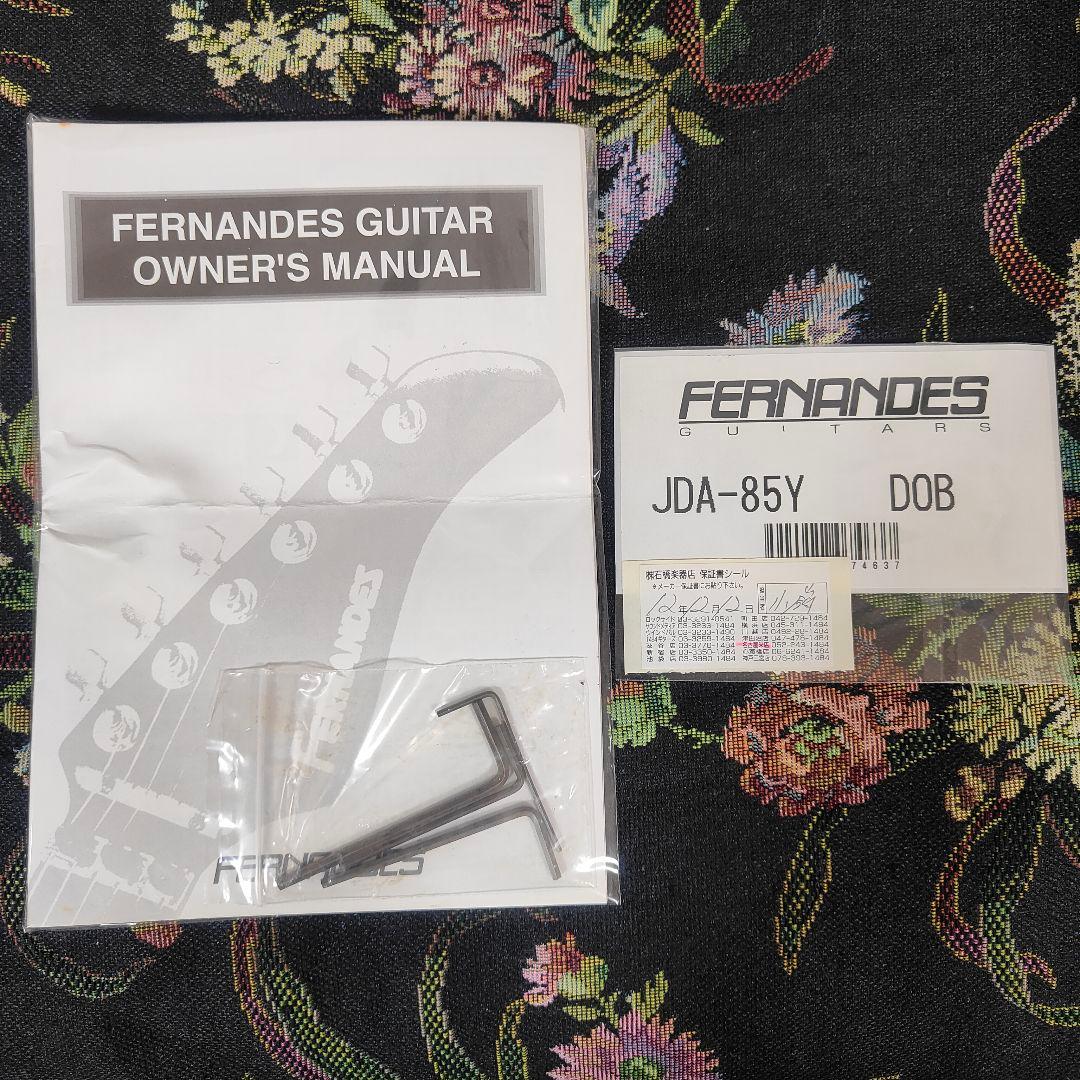 美品 FERNANDES JDA-85Y ケース付き