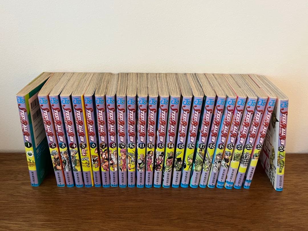 ジョジョ　7部　スティールボールラン 全24巻Steel ball run.