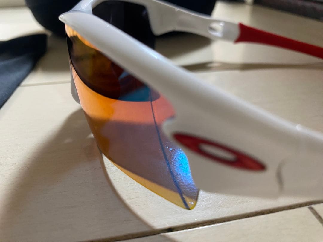 【美品】 OAKLEY RADARLOCK レーダーロック（ホワイト×レッド）