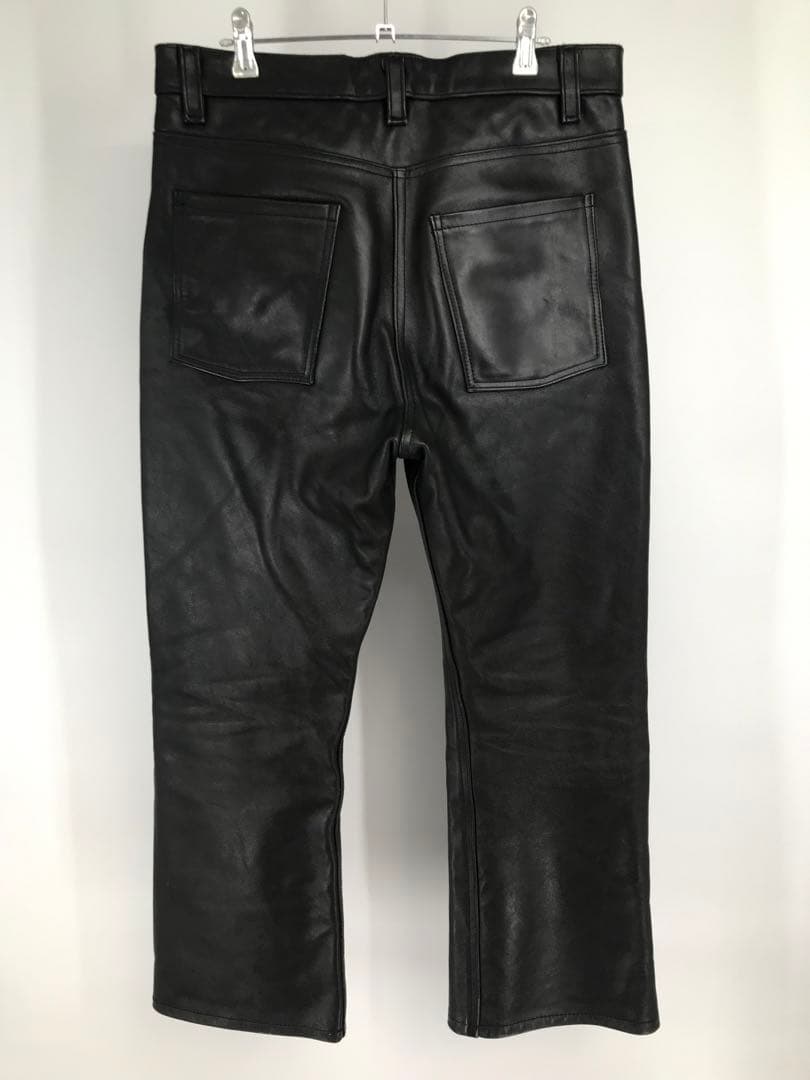 VANSON レザーパンツ　35　ブラック