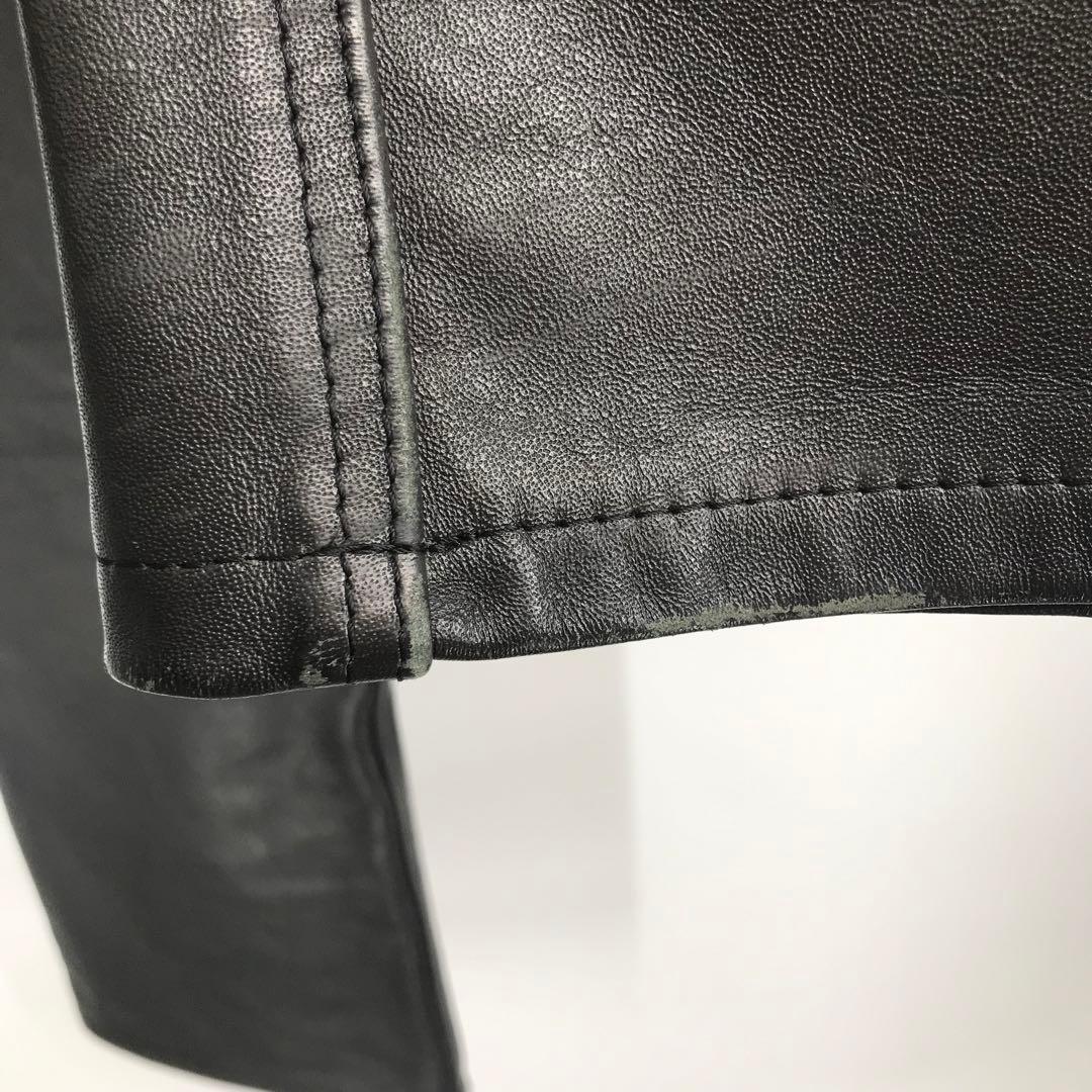VANSON レザーパンツ　35　ブラック