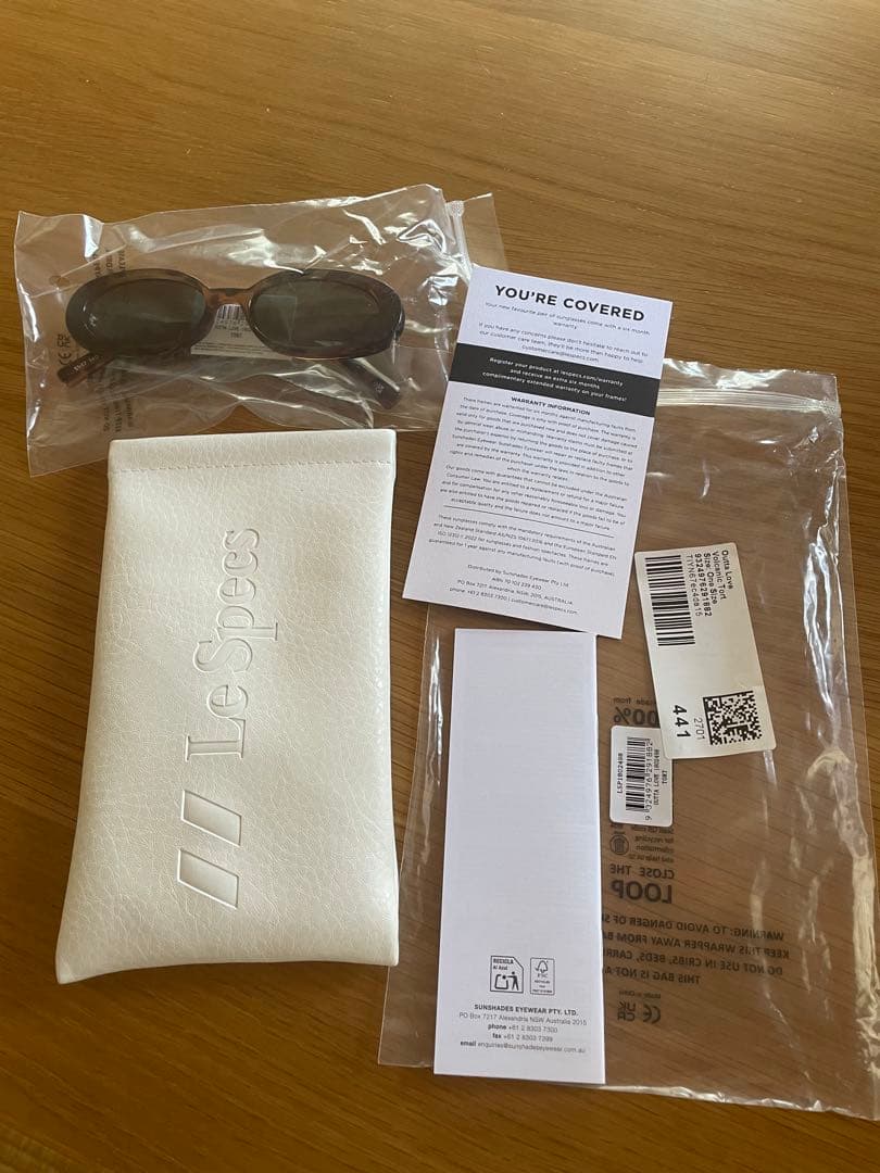 新品　大人気　Le Specs outta love Tort サングラス