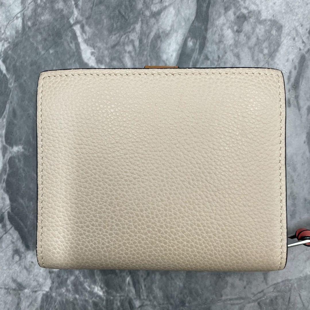 【美品】LOEWE ロエベ コンパクトジップウォレット ライトオーツ/ハニー