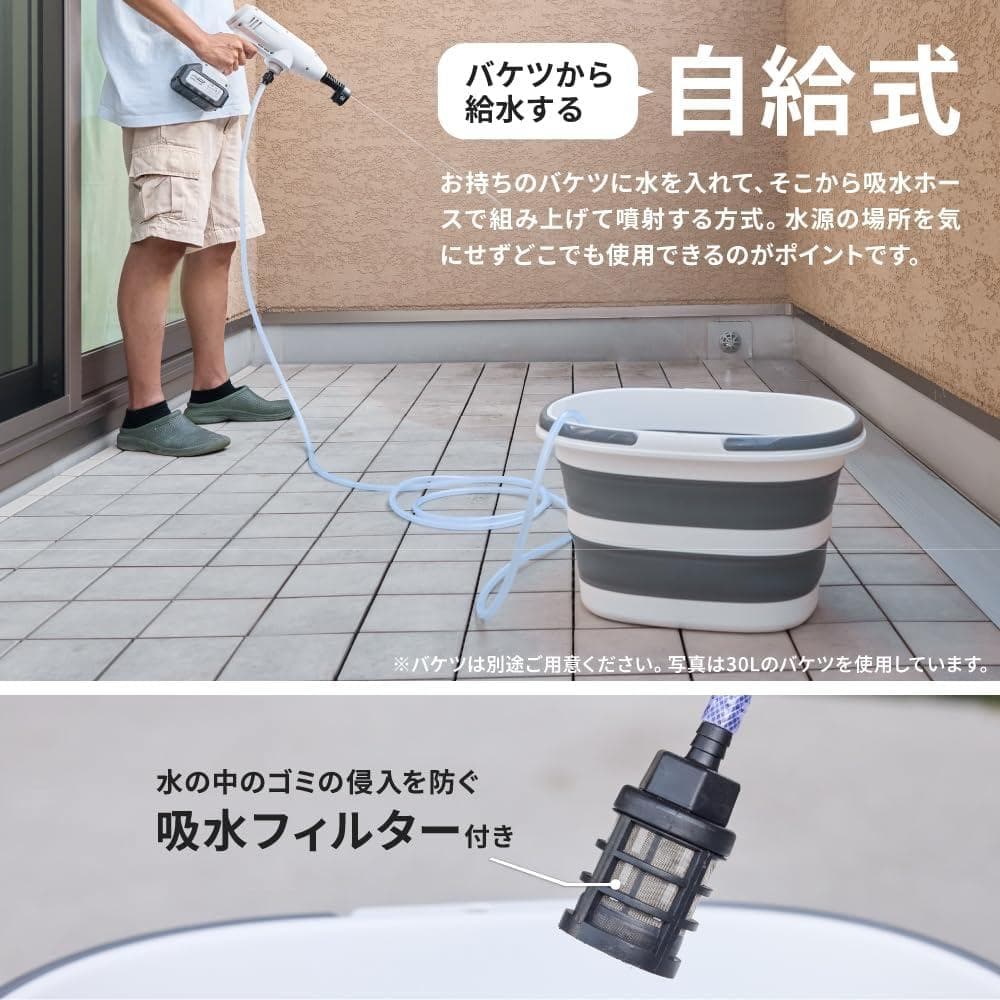 【新品】スリーアップ Raccoon 充電式 ポータブル高圧洗浄機 Lタイプ