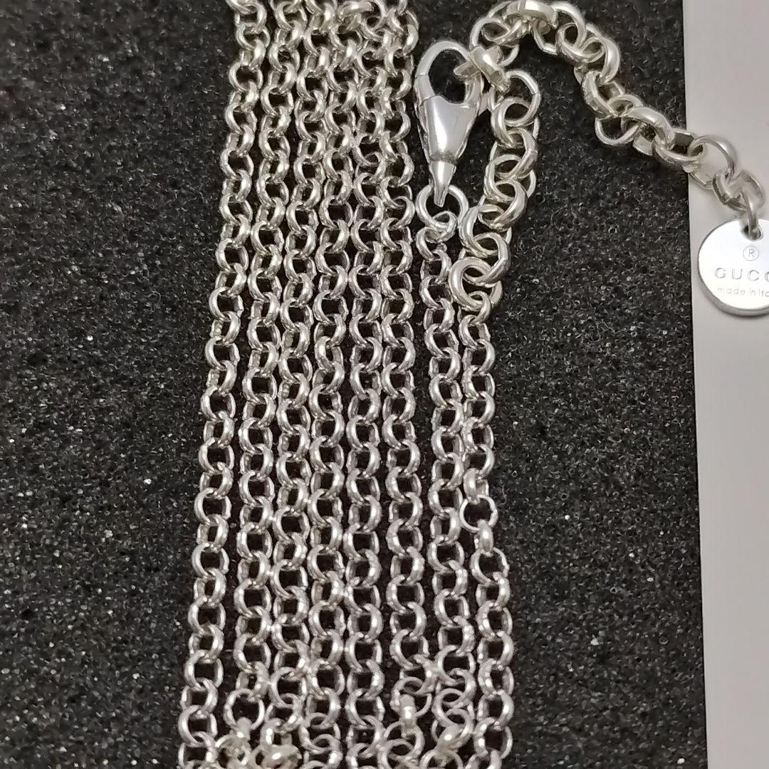グッチ チェーン ネックレス 50cm シルバー925