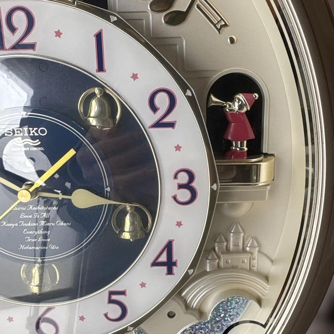 SEIKO ウェーブシンフォニー 電波時計 からくり時計 RE555S