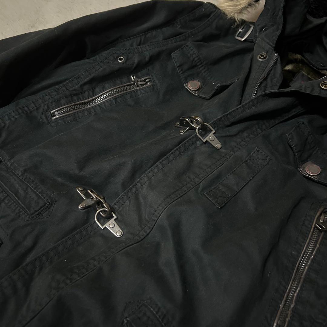 zara ファイヤーマンジャケット ファー付き archive