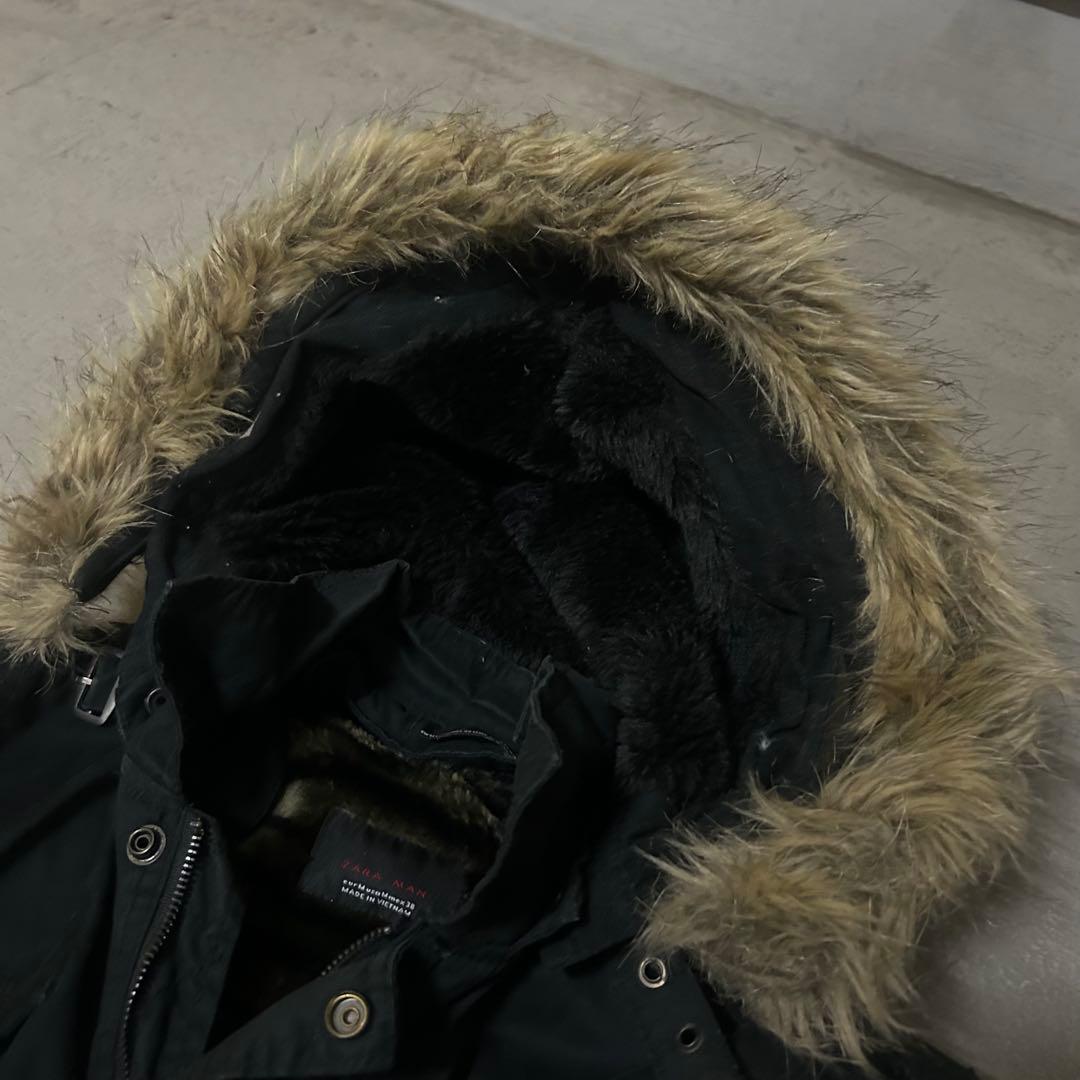 zara ファイヤーマンジャケット ファー付き archive
