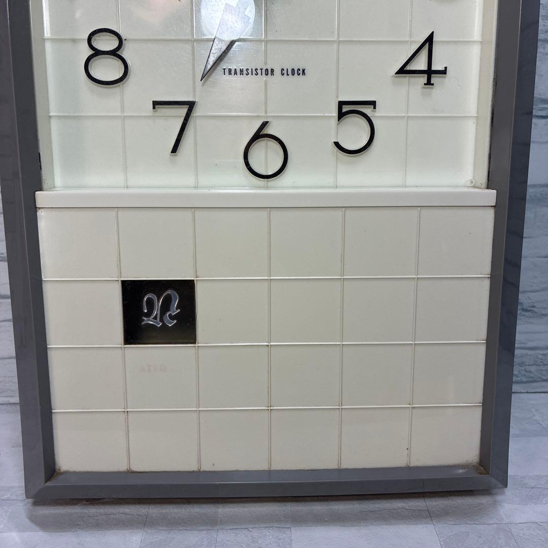 ナショナル 壁掛け時計 TRANSISTOR CLOCK トランジスタ 昭和