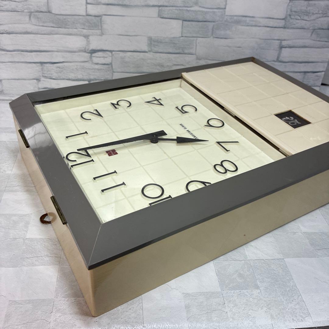 ナショナル 壁掛け時計 TRANSISTOR CLOCK トランジスタ 昭和