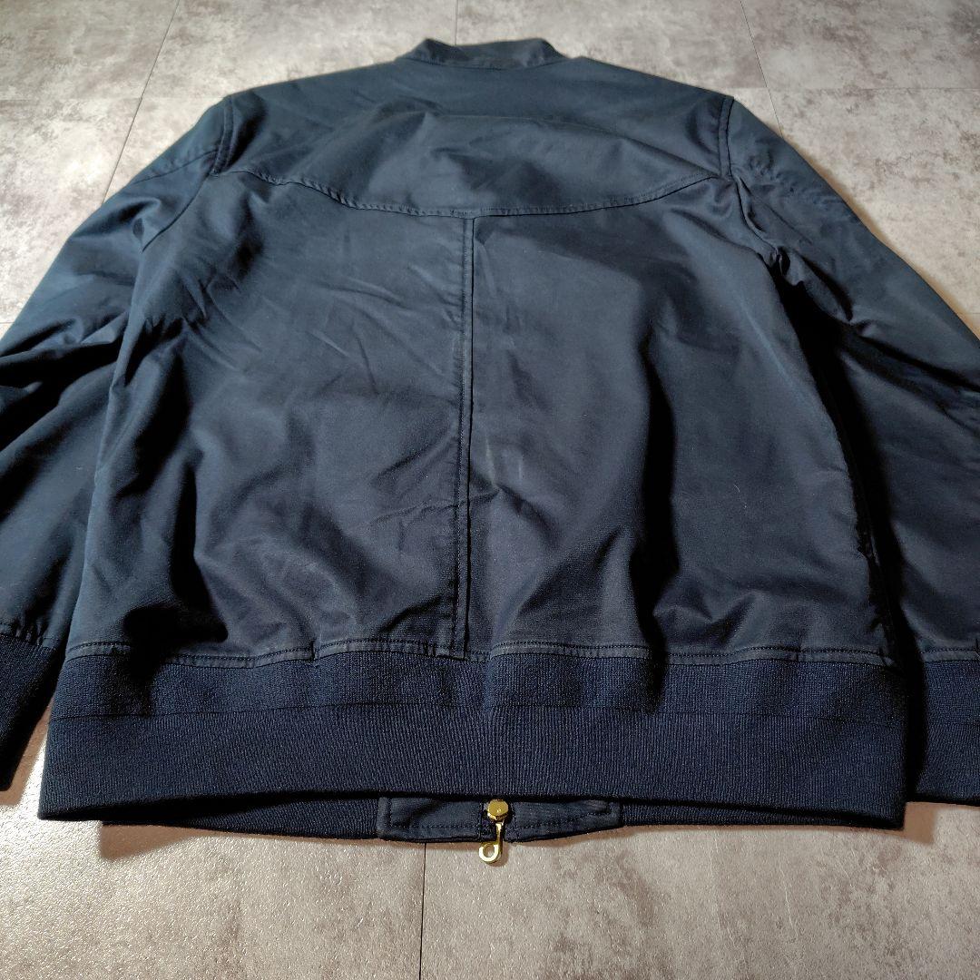 美品✨ビームス　スイングトップ　ハリントンジャケット　Wジップ　裏チェック　XL