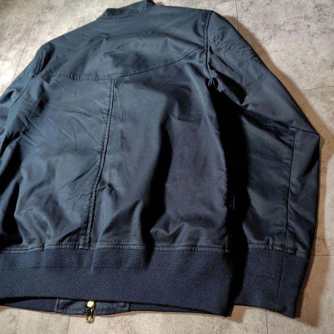 美品✨ビームス　スイングトップ　ハリントンジャケット　Wジップ　裏チェック　XL