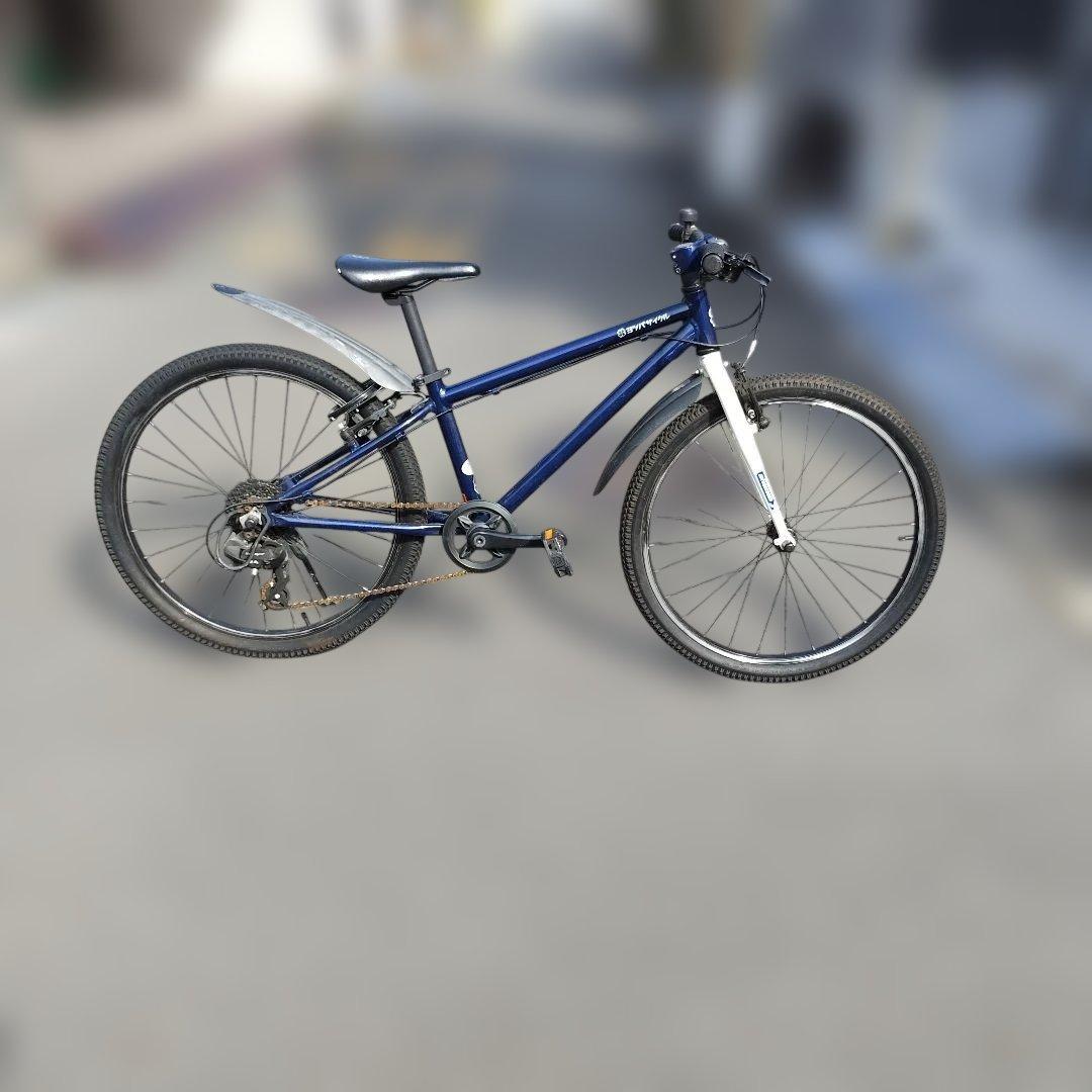 クロスバイク 24インチ ヨツバサイクル 8スピード