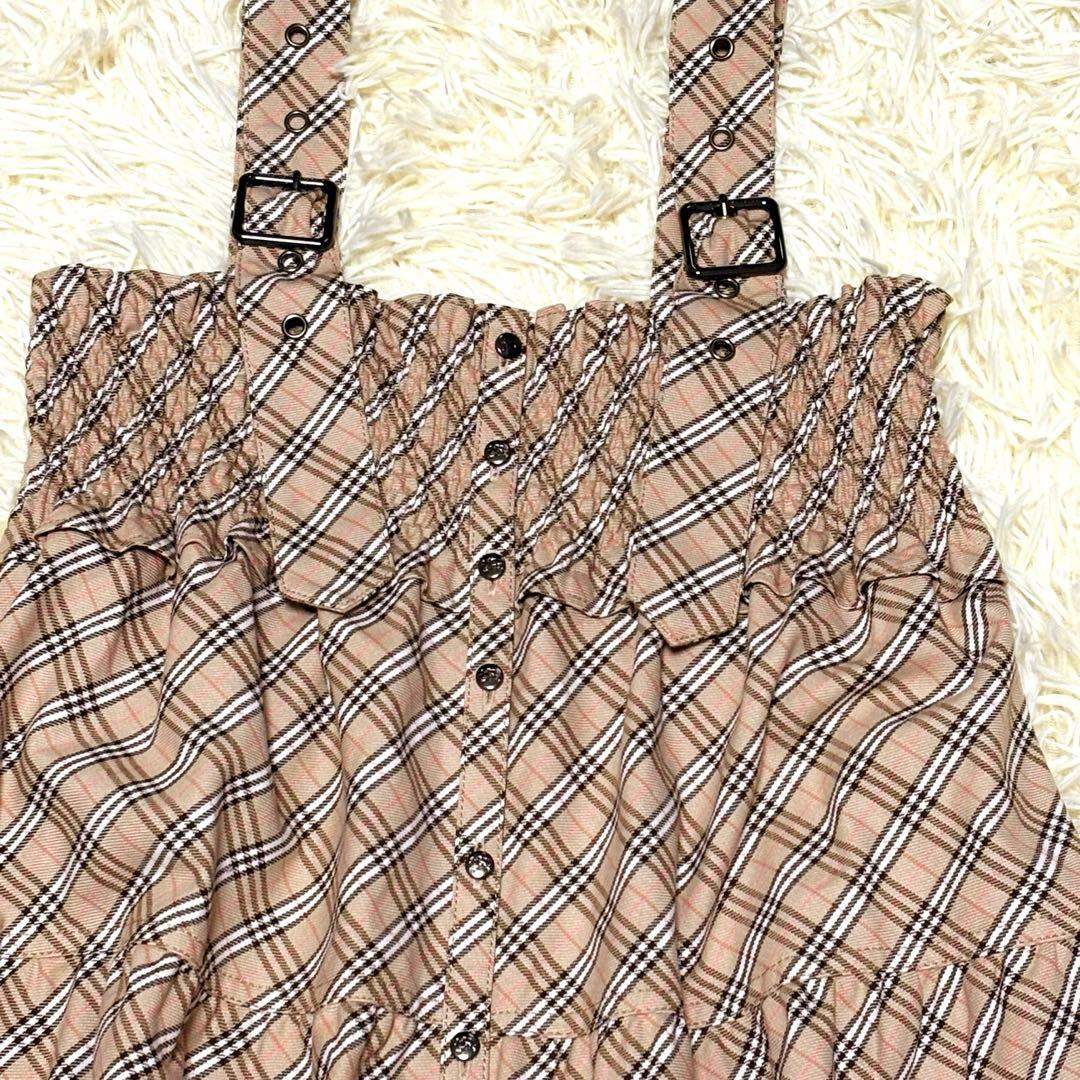 BURBERRY BLUE LABEL キャミワンピ ース　ジャンパースカート