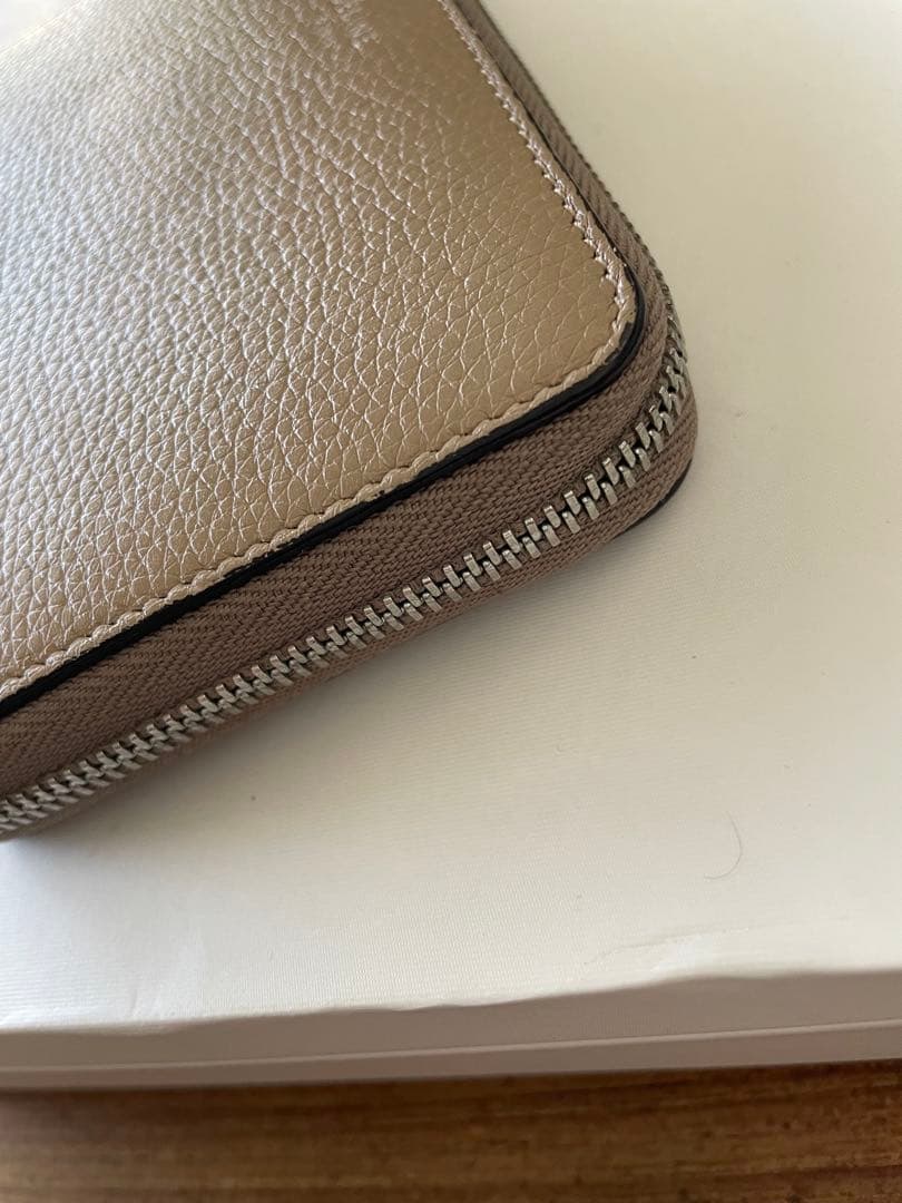 CÉLINE ベージュ 二つ折り財布 保存袋付き
