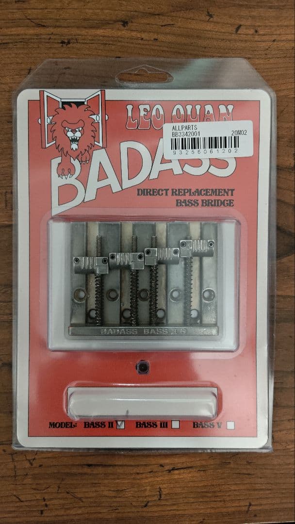 Allparts Badass Bass Ⅱブリッジ エイジド(レリック)加工