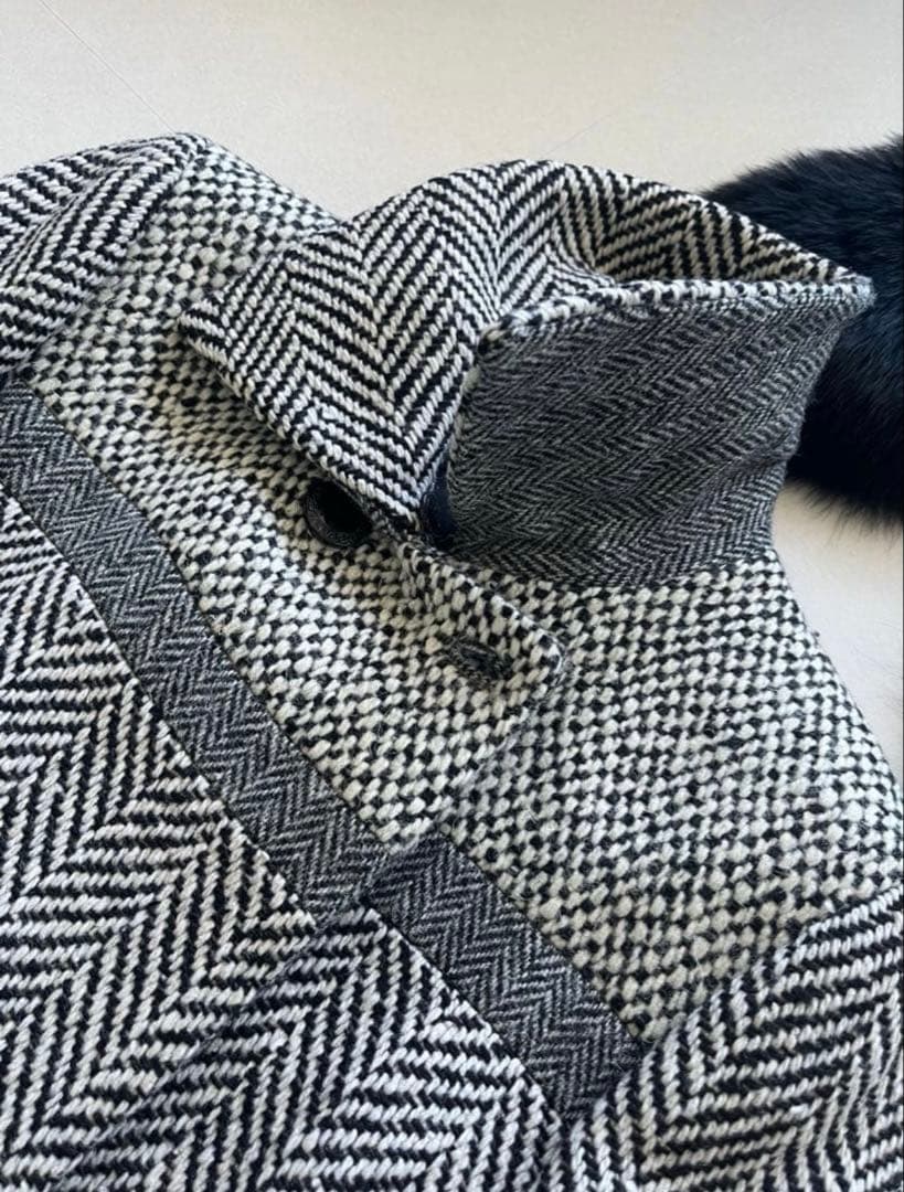 【超美品】GIANNI VERSACE ヴェルサーチレディース　ロングコート