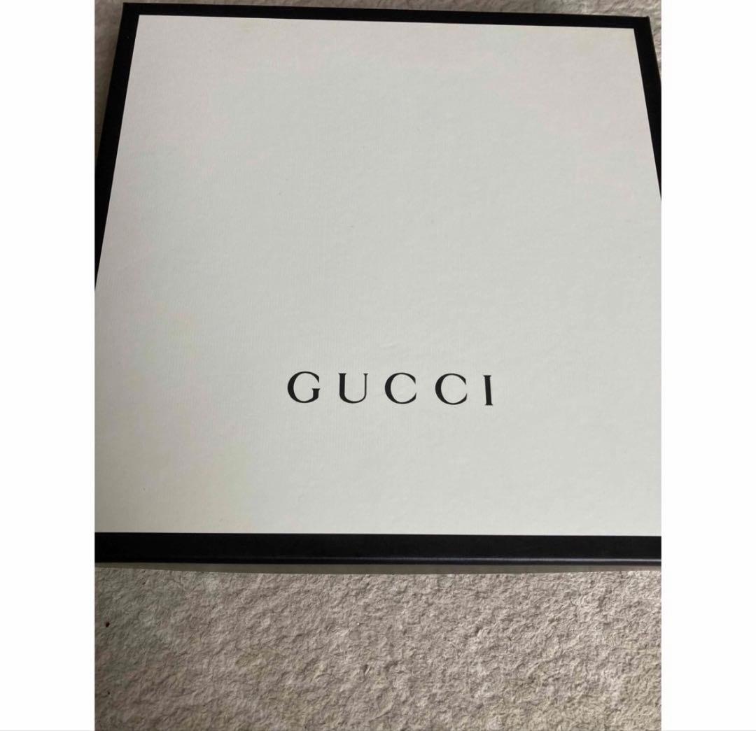 GUCCI ロングマフラー 赤/紺