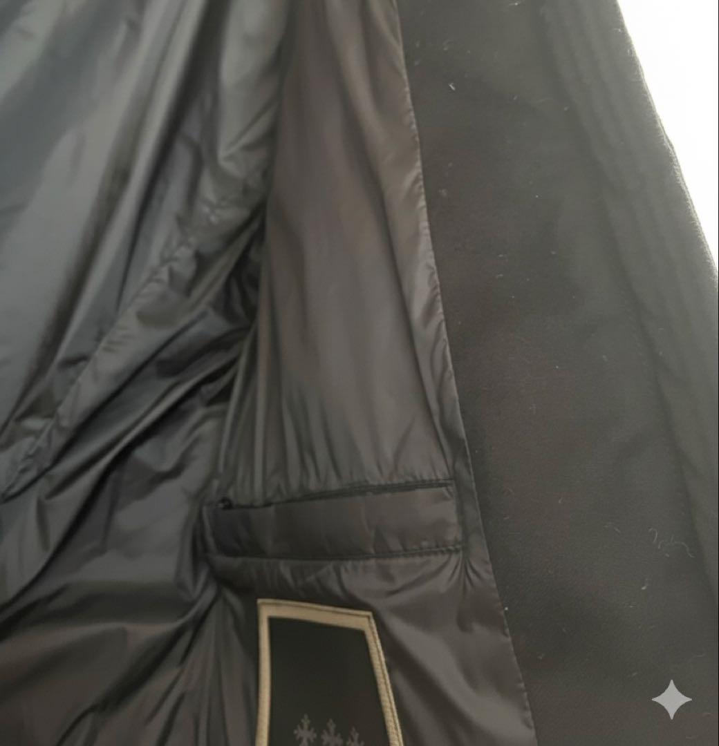 【美品】TATRAS SPINOSA ウールノーカラーダウン L クリーニング済