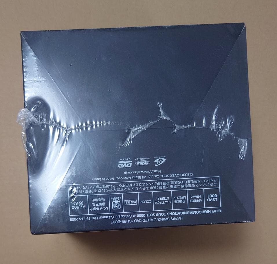 GLAY HAPPY SWING LIMITED DVD “CUBE-BOX”