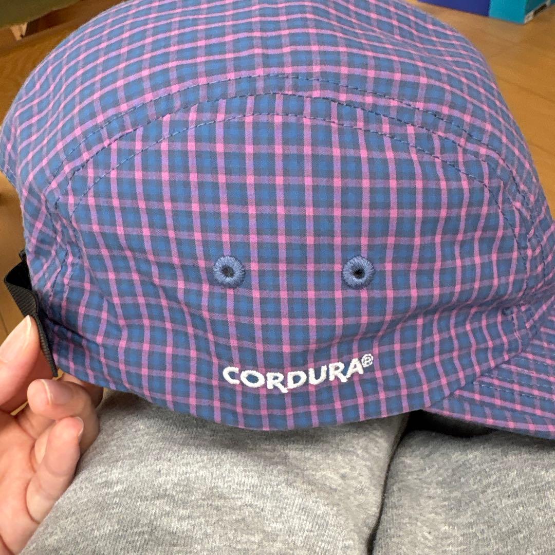 帽子 Supreme Cordura Plaid Camp Cap Purple