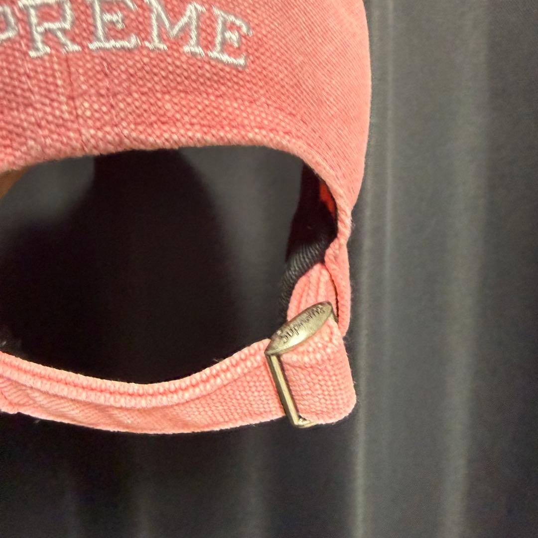 supreme キャップ ピンク