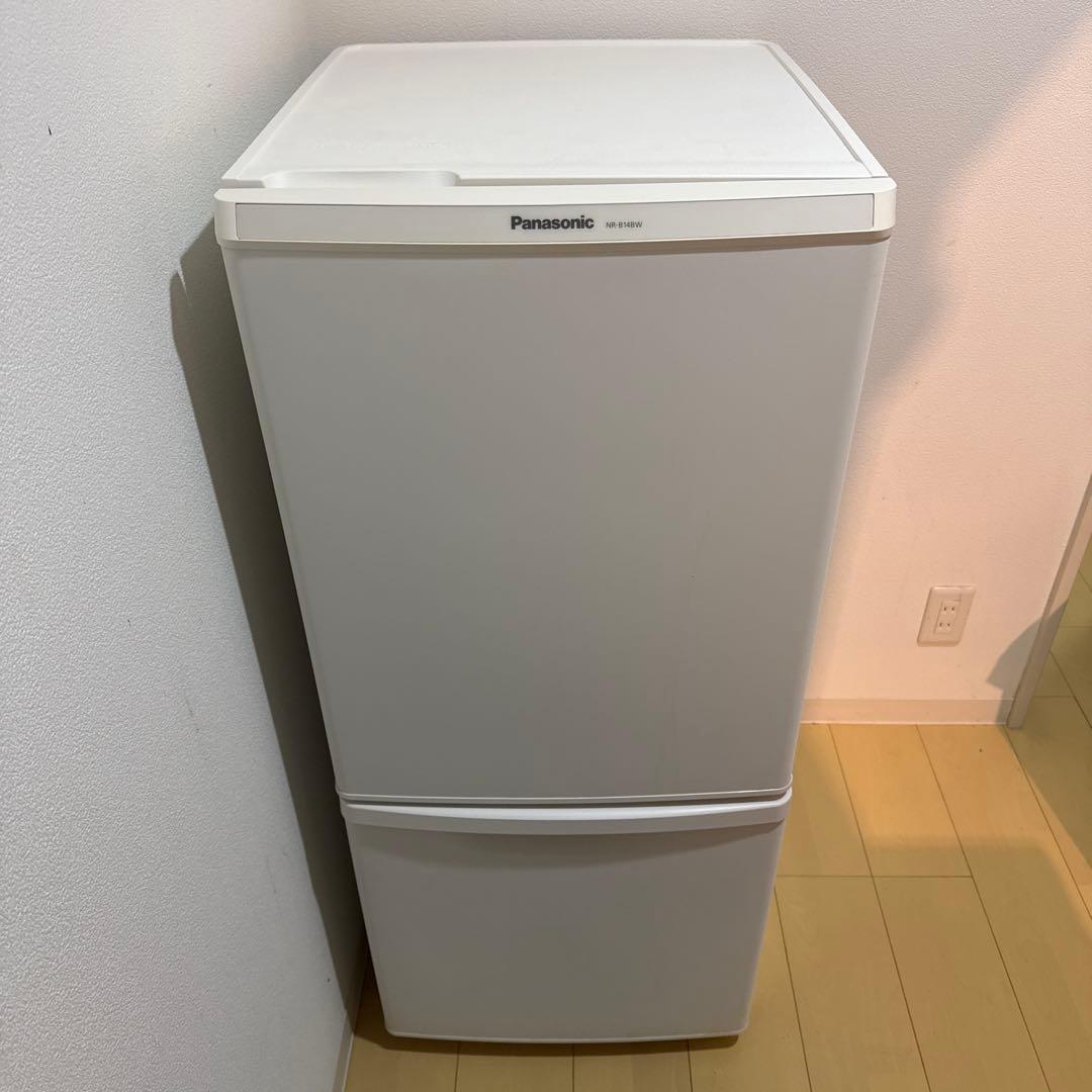 [美品]超特価！Panasonic NR-B14BW 冷蔵庫 ホワイト 中古