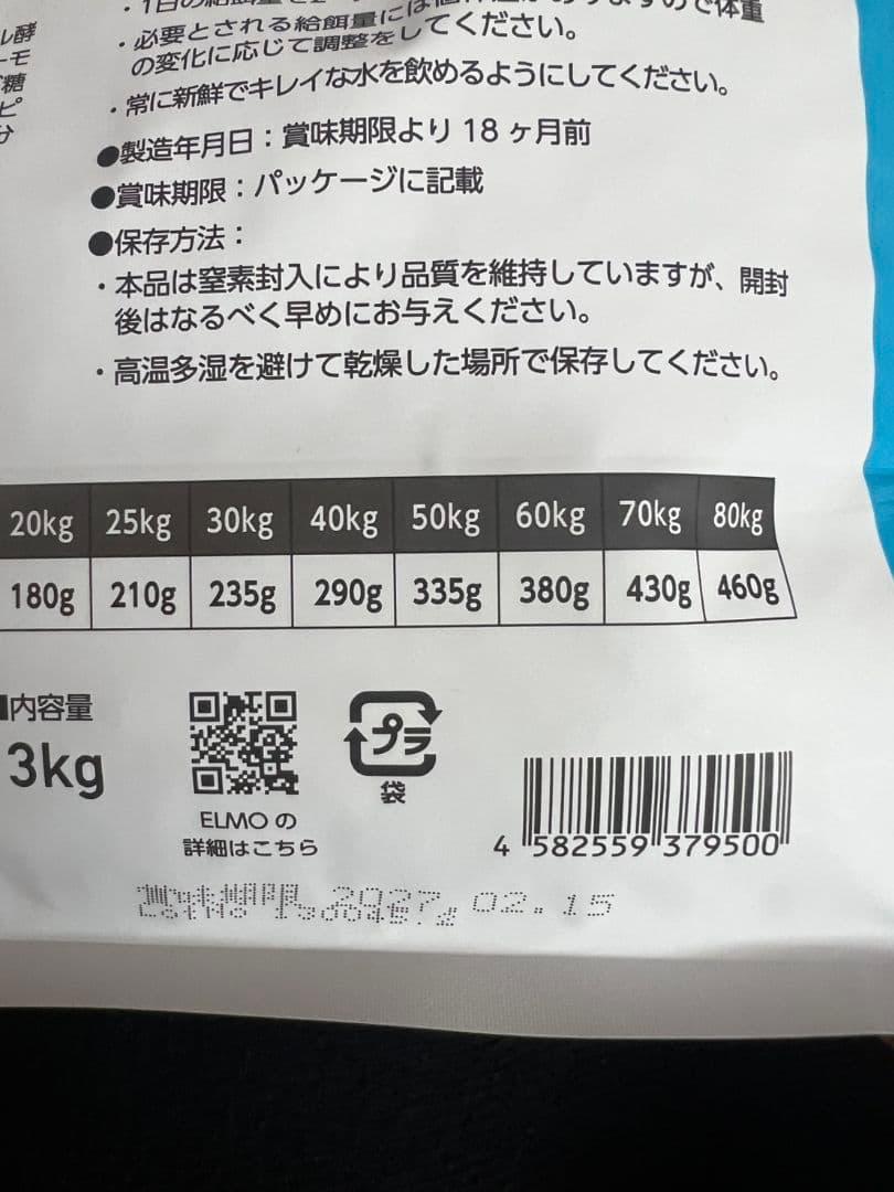 【新品未開封】ELMO リッチインチキン 3kg×2 + 800g×2成犬用