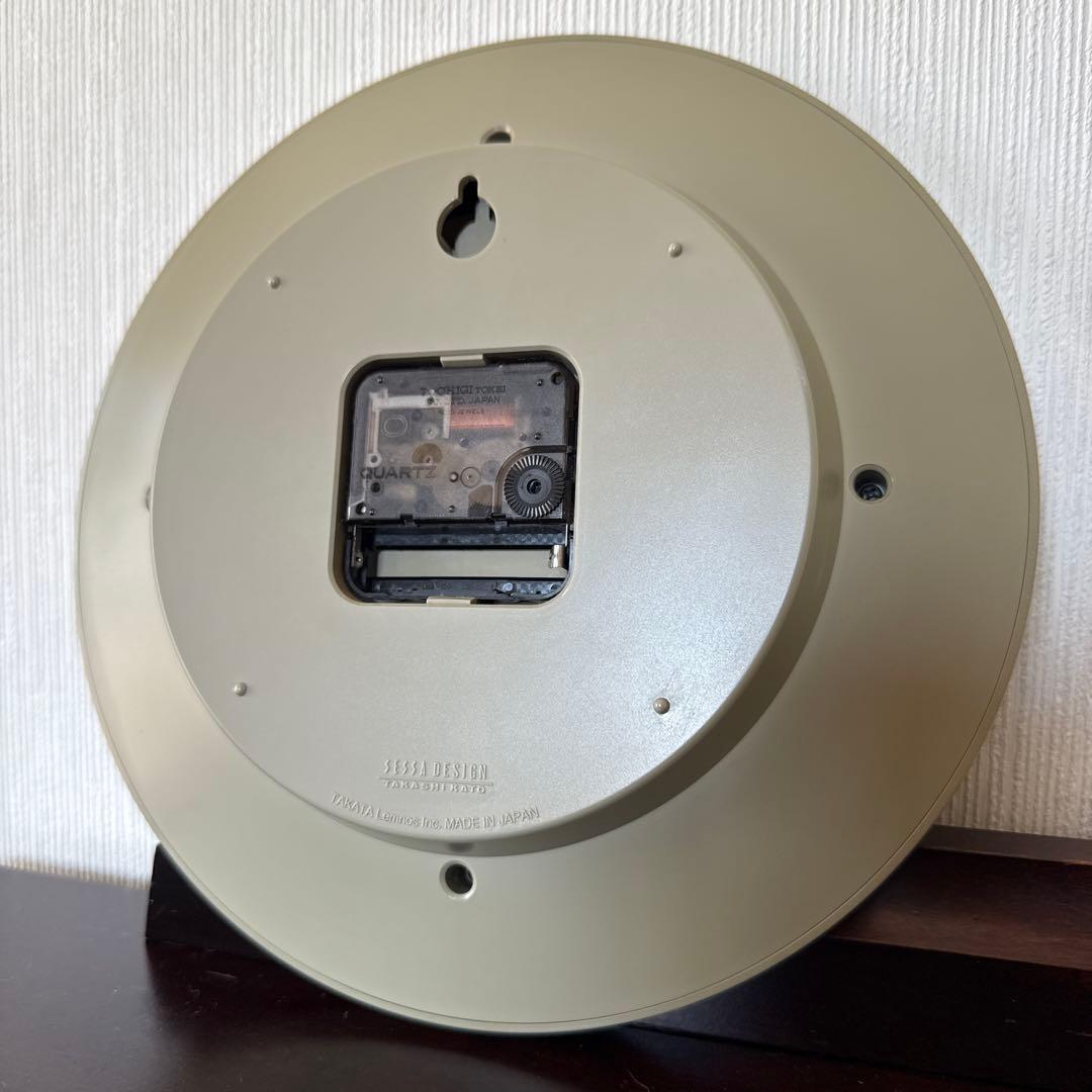 ポストモダン　掛け時計　タカタレムノス　JAPAN ビンテージ