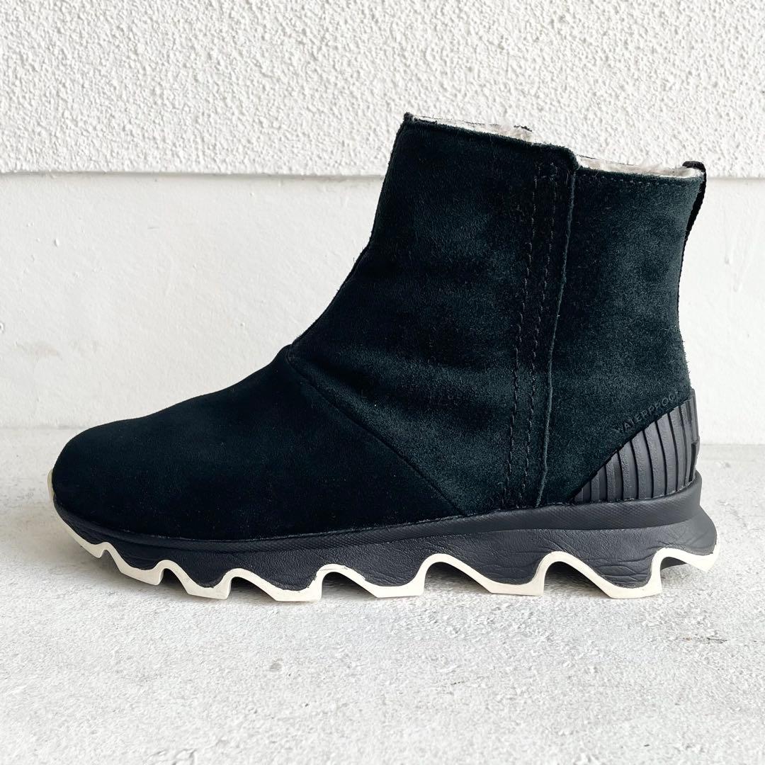 SOREL ソレル キネティック ショートブーツ　24cm 黒 防水