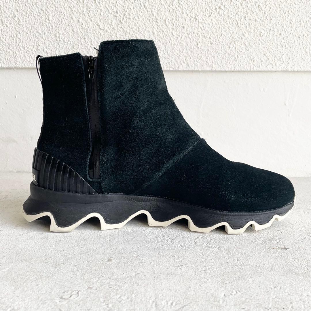 SOREL ソレル キネティック ショートブーツ　24cm 黒 防水