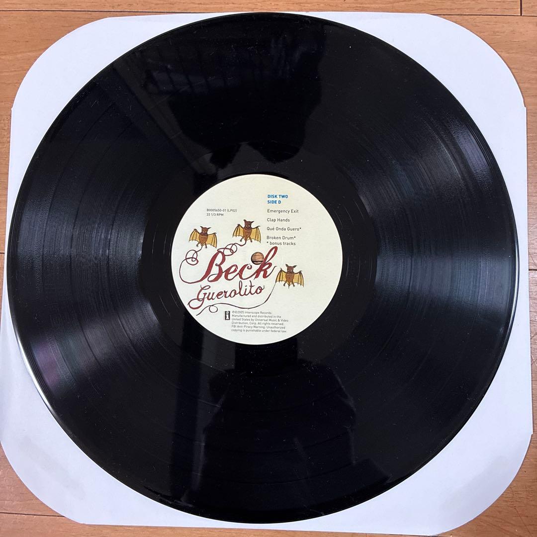 ベック 名盤 レコード グエロリート USオリジナル盤