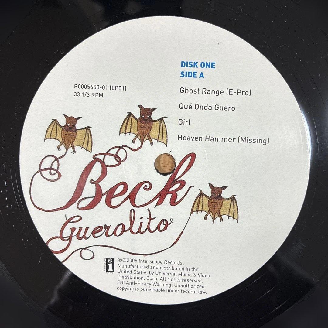 ベック 名盤 レコード グエロリート USオリジナル盤