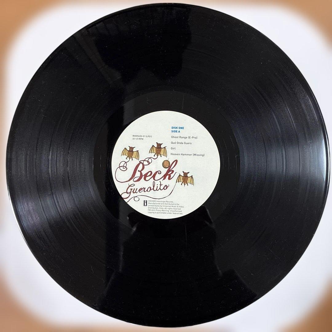 ベック 名盤 レコード グエロリート USオリジナル盤