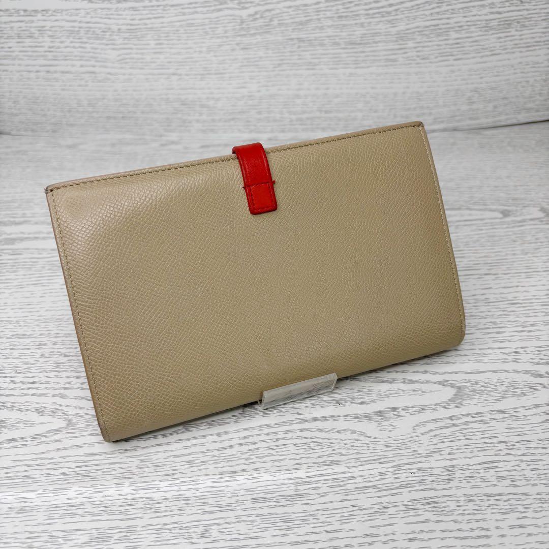 美品　CELINE セリーヌ　二つ折り財布　手帳型　S8548