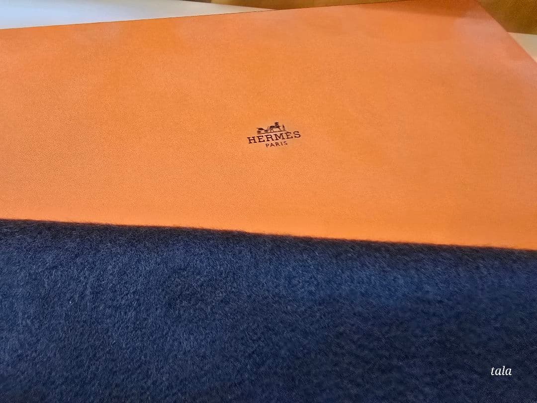 HERMES エルメス カシミヤマフラー