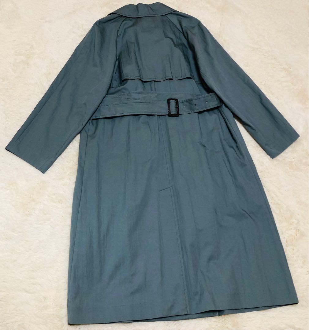 theory luxe セオリーリュクス トレンチコート ロング　モスグリーン