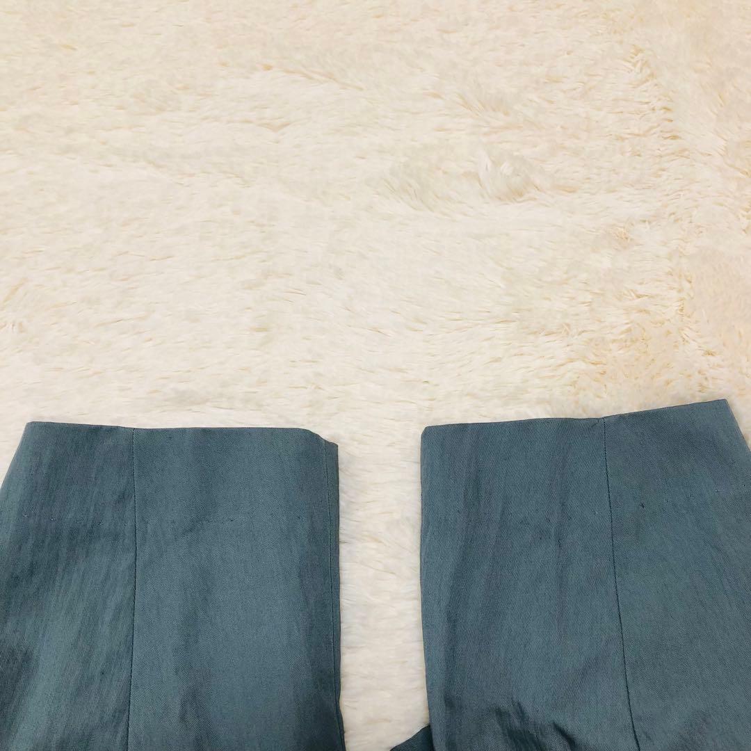 theory luxe セオリーリュクス トレンチコート ロング　モスグリーン