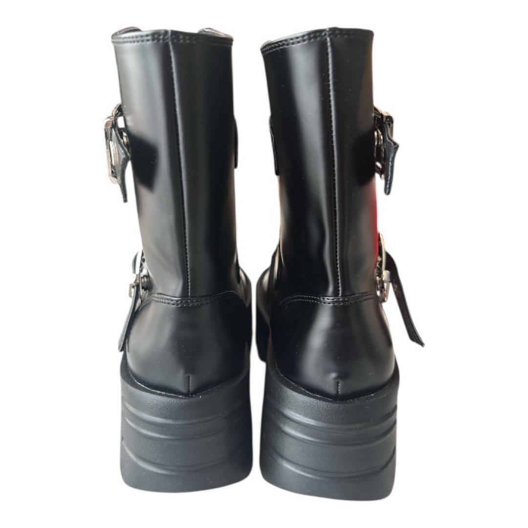 極美品✨キャンディストリッパーCND PLATFORM ブーツ 黒 M 24cm