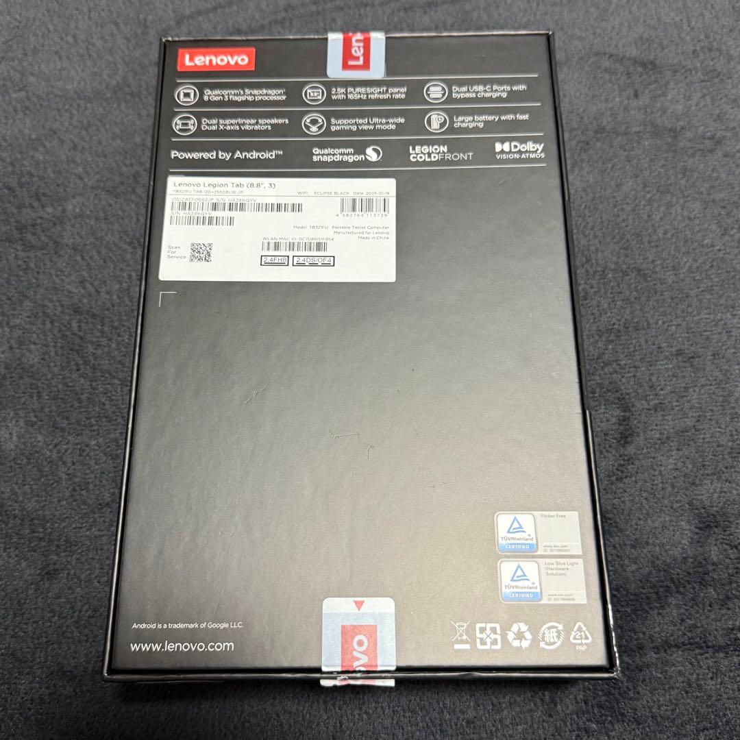 雨*上様 Lenovo Legion Tab (8.8\", 3) 256GB W