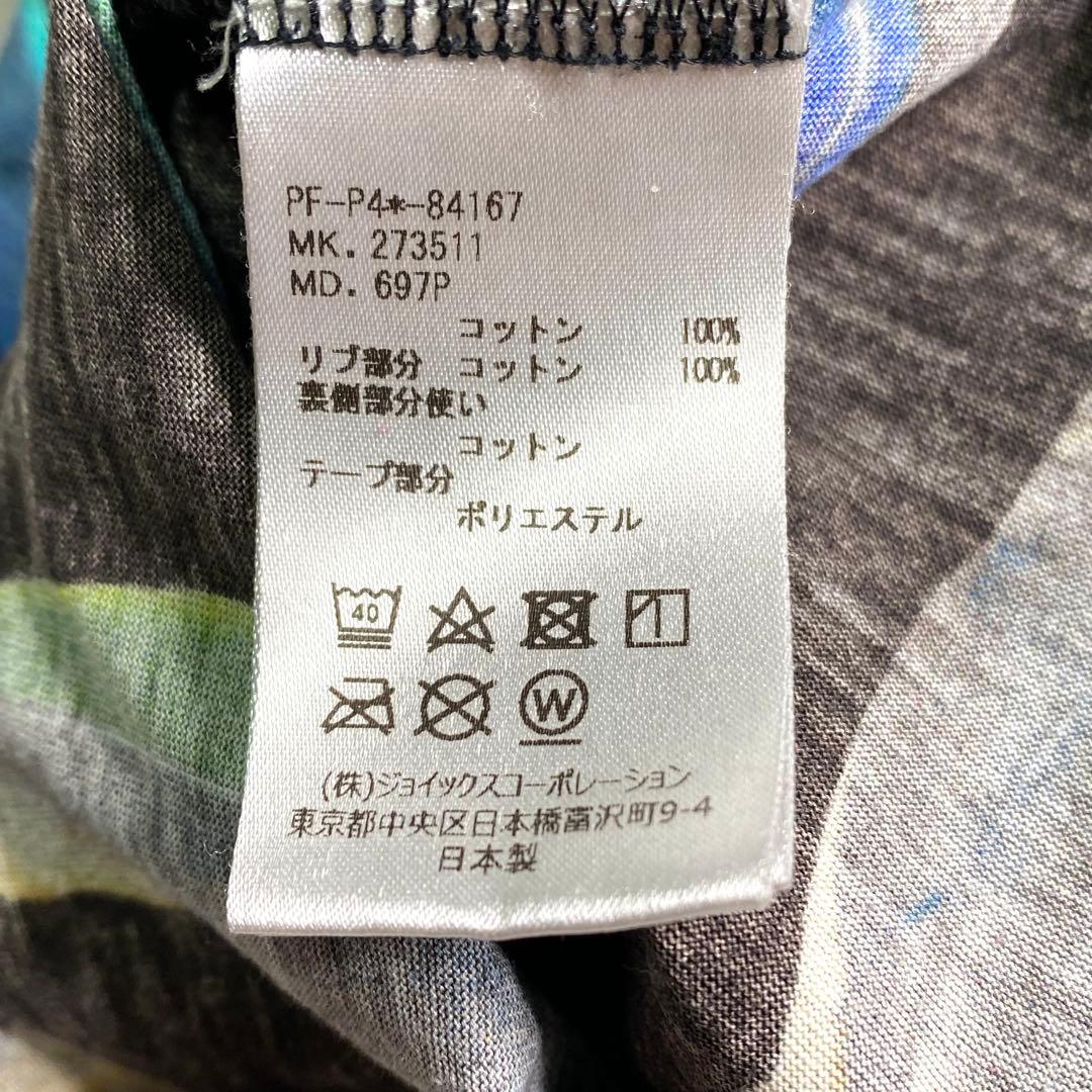 美品✨Paul smith Tシャツ 現行 フェザー プリント 羽 総柄 L 綿