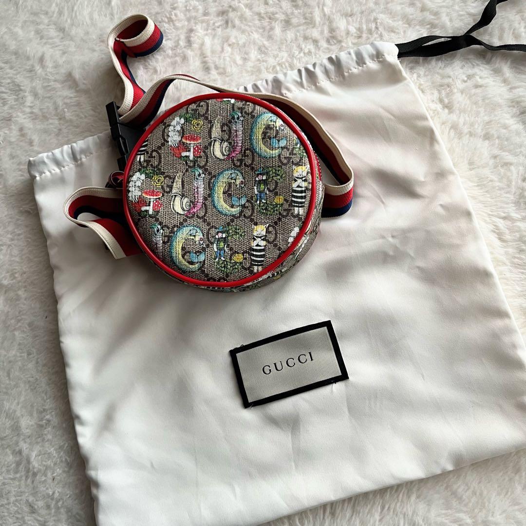 【未使用】GUCCI ヒグチユウコ ラウンドミニウエストポーチ バッグ