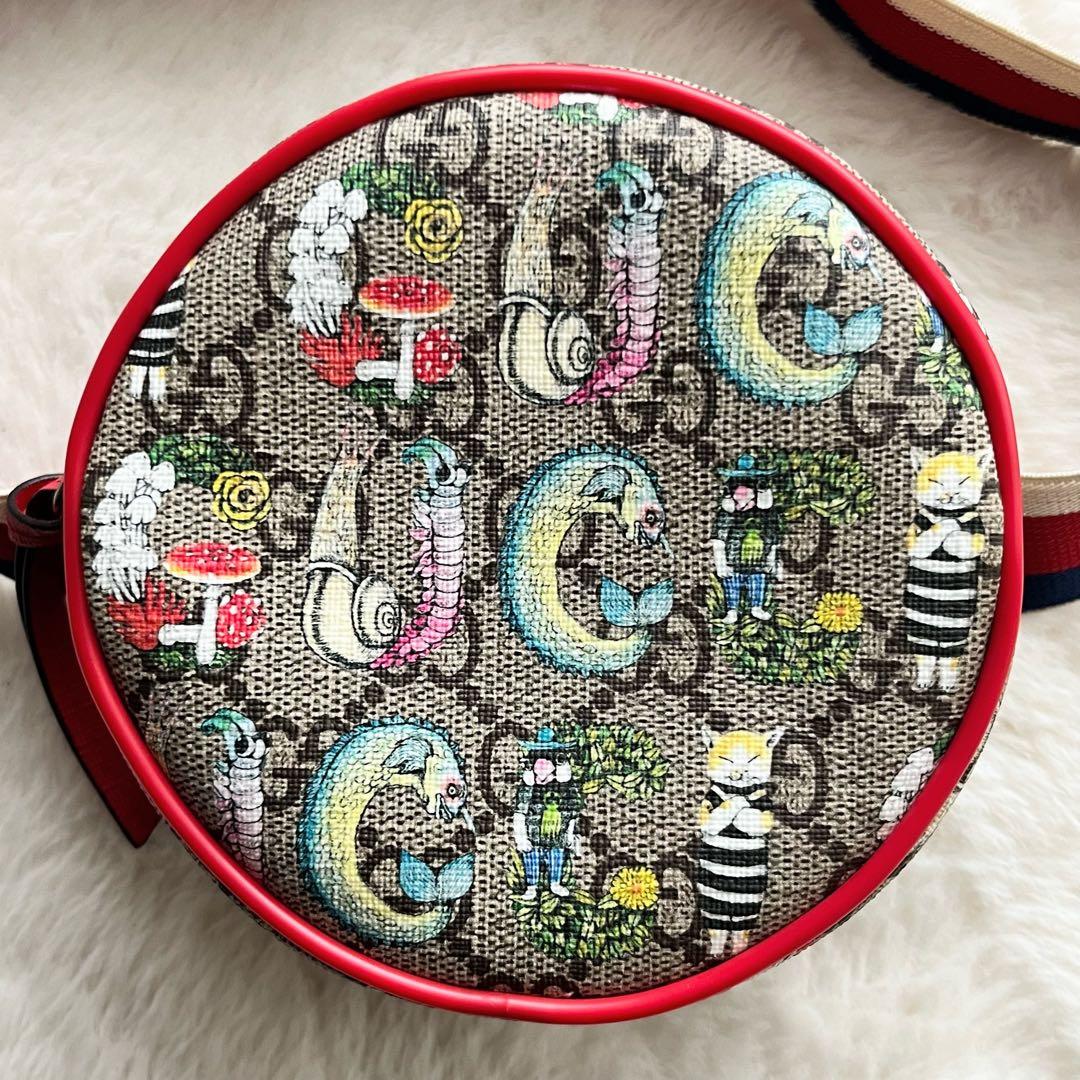 【未使用】GUCCI ヒグチユウコ ラウンドミニウエストポーチ バッグ