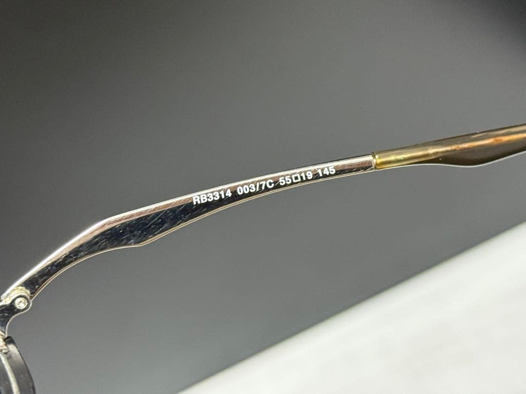 ◼️Ray-Ban レイバン RB3314 スクエア 度入サングラス
