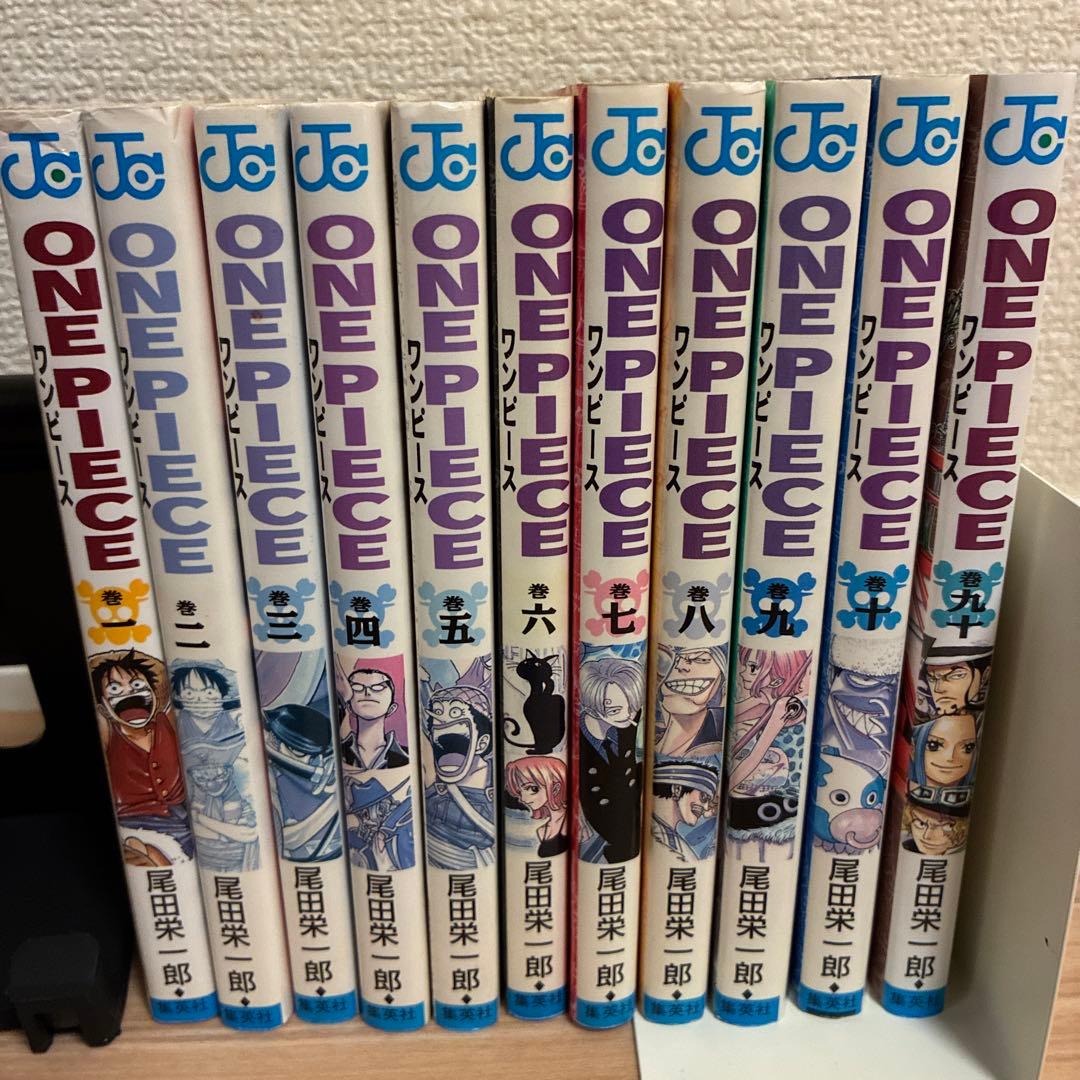 【初版(1巻以外)】ONE PIECE ワンピース 1〜10巻セット 90巻